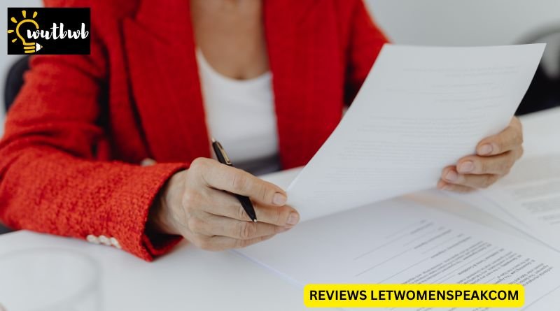 reviews letwomenspeakcom